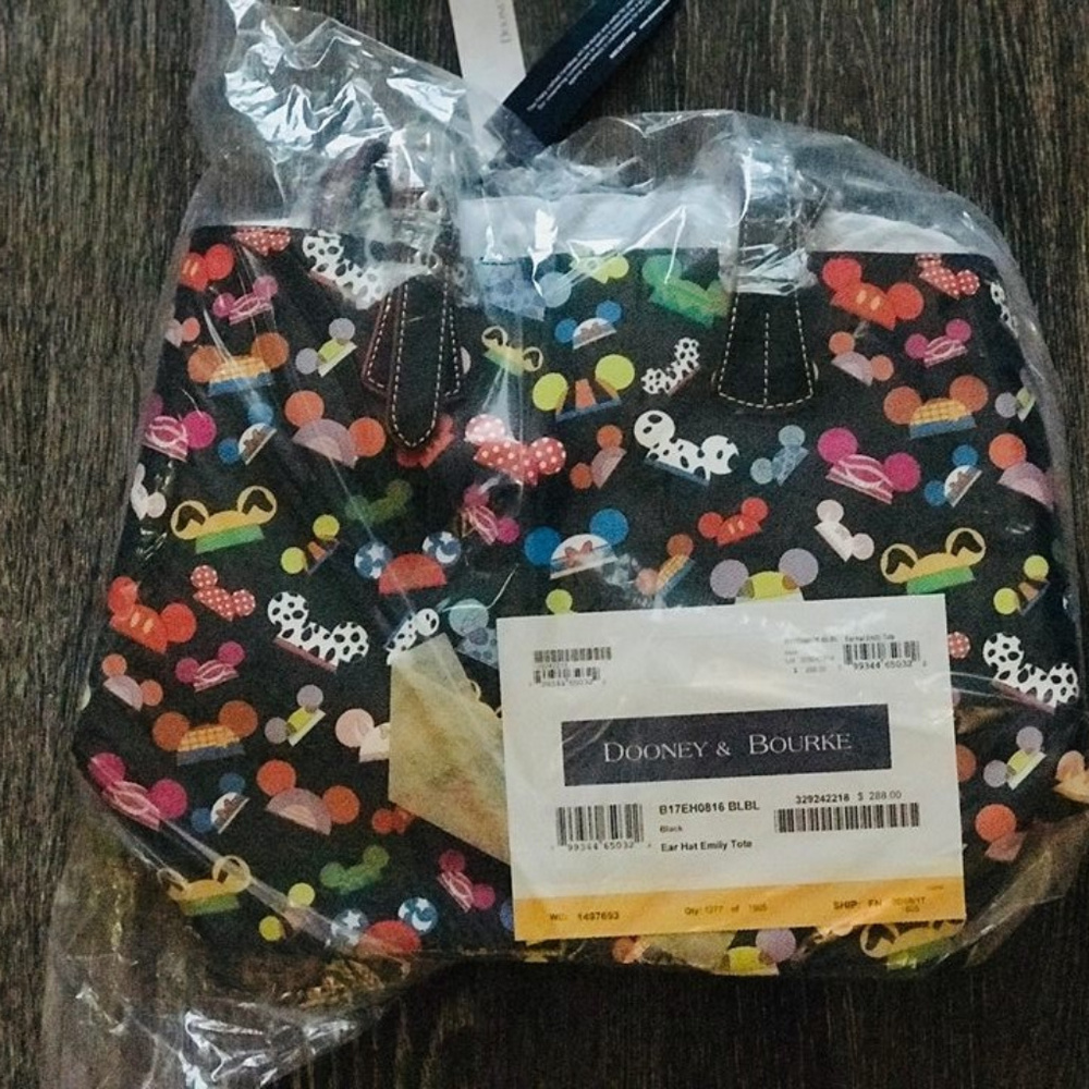 Disney Dooney & Bourke I Am Ear Hat Emily Tote